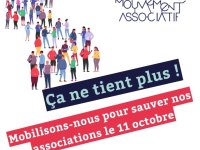 Le mouvement associatif appelle &agrave; se mobiliser le 11 Octobre